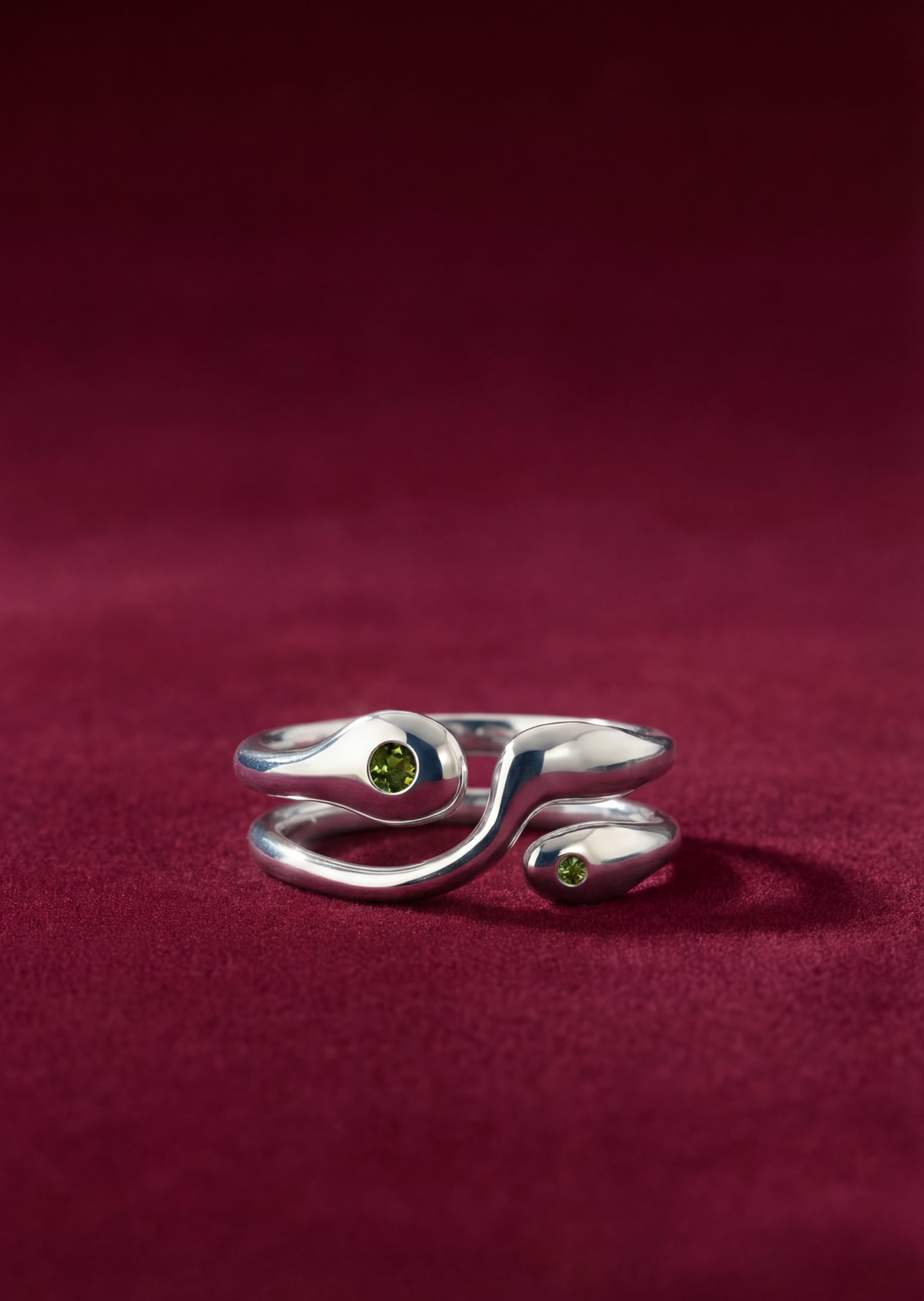 Silver Nopal Adjustable Ring