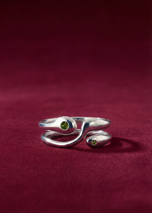 Silver Nopal Adjustable Ring