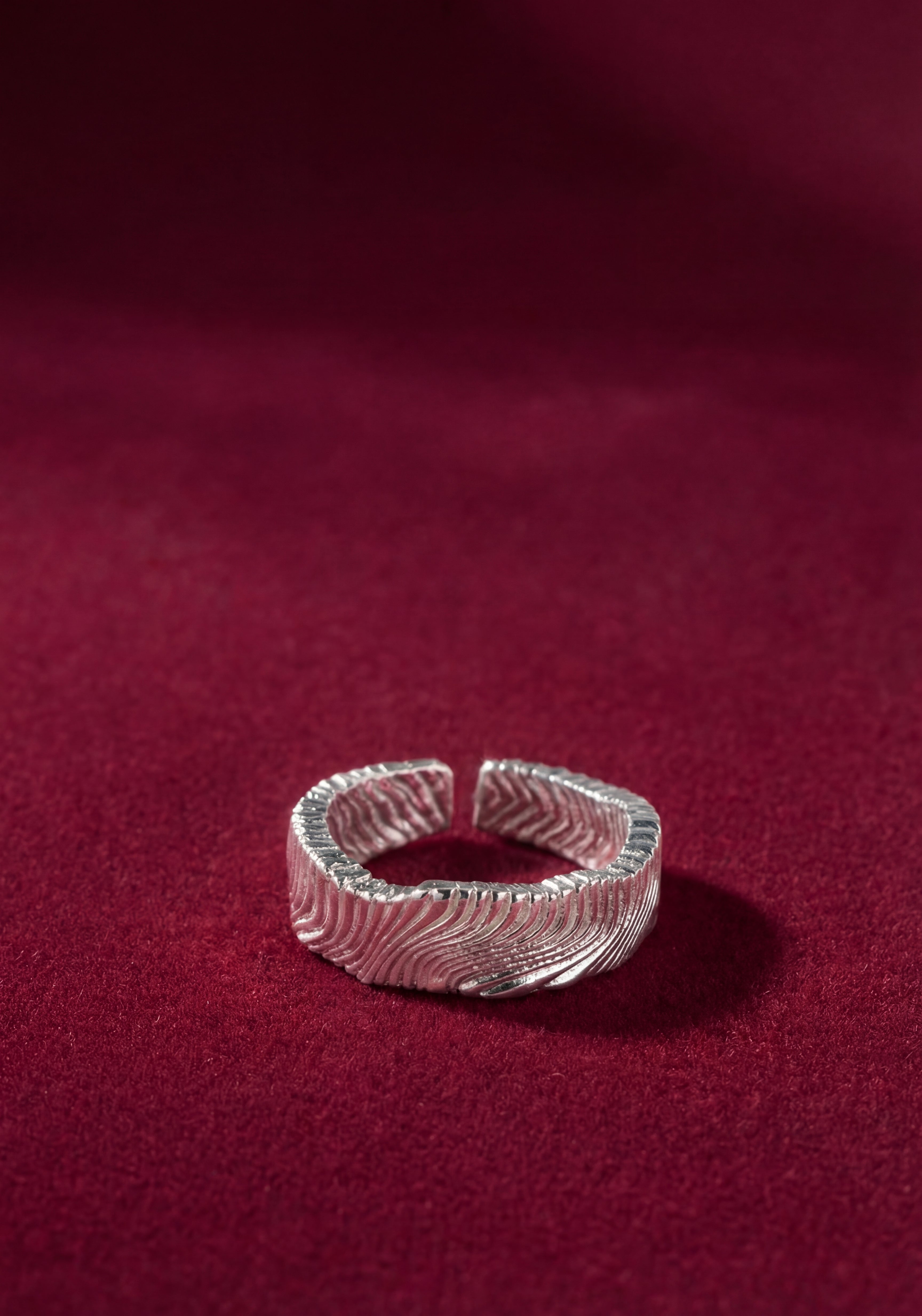 Silver Terra Adjustable Ring