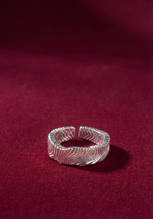 Silver Terra Adjustable Ring