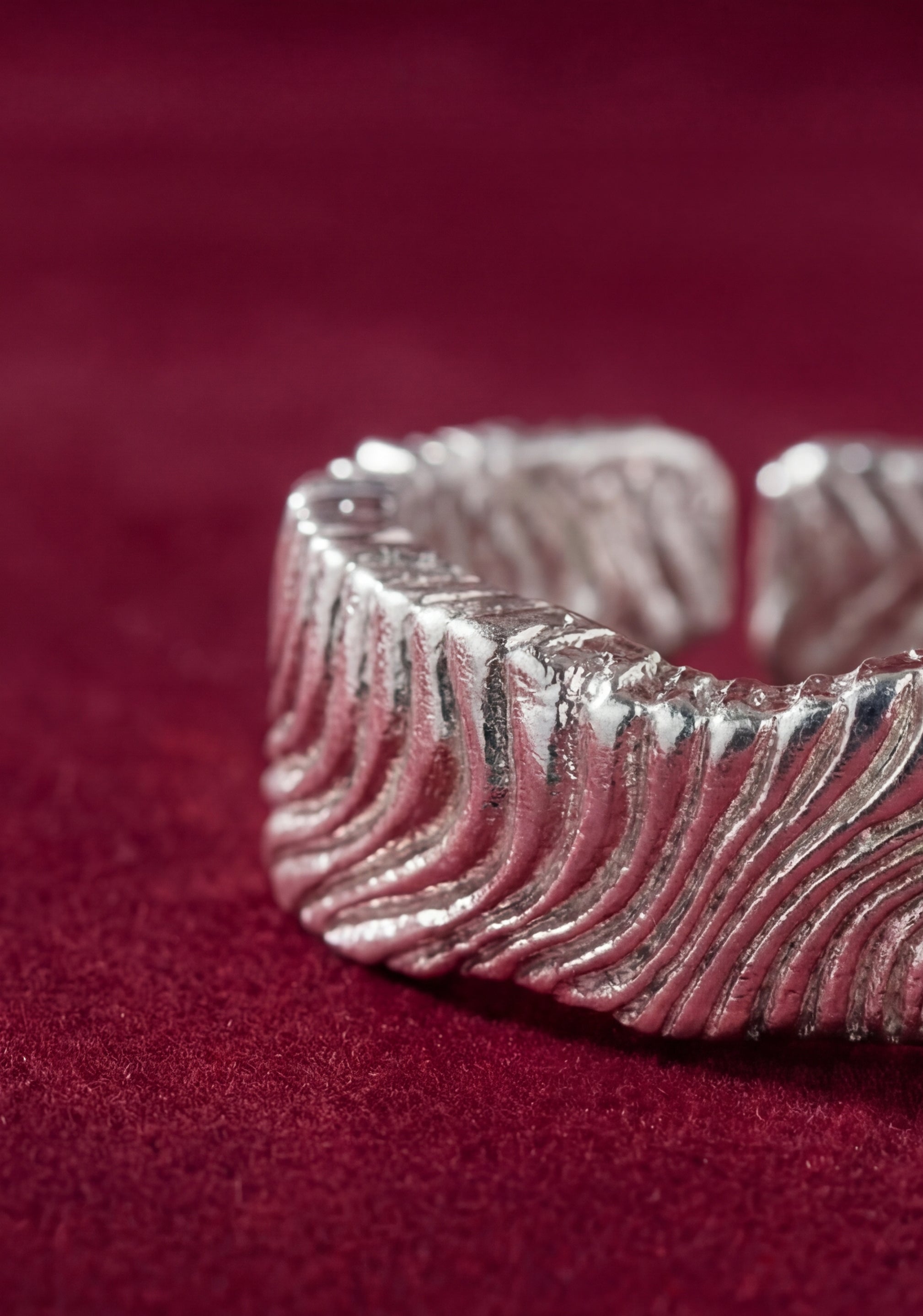 Silver Terra Adjustable Ring